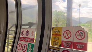 TommyMiller Delivers Intense Blowjob and Hardcore Pounding to Very Horny Pregnant Woman in Cable Car in
