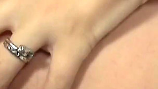 Hot brunette with big boobs gets to fuck cock and swallows cum