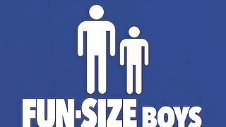 FunSizeBoys - Small little twink gets ass bred by DILF