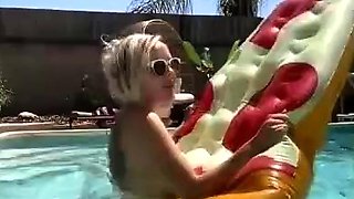 Darshelle Stevens Nude Pool Porn Video