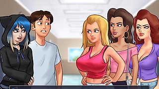 College girl with a sexy voice gets down to business