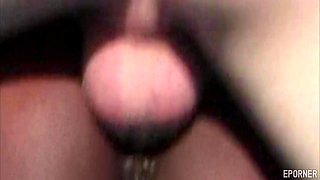 Vintage interracial hardcore with ebony chick outdoors by the pool - Big dick