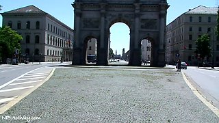 Amateur ass ramming outdoors