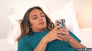 MILF lets stepson to discover her pussy  - 2