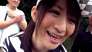 Playing golf is so much fun with big dicks to your face