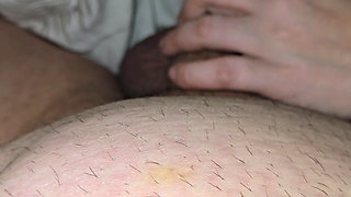 Step Mom Tender Femdom Handjob Brings Step Son Big Cock to Climax