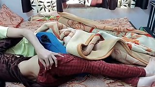 Step mom, cowgirl pov, step mom shares bed