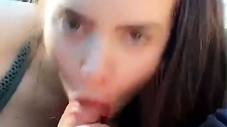 Allison Parker Back Seat Car BlowJob Snapchat Porn Video