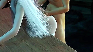 Xiao Yi Xian Get Threesome with 2 Old Man - 3D Animation Hentai