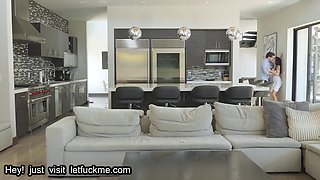 blowjob  horny gf filled up with cum after work party