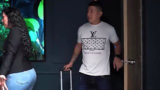 Hot Stepmom Sarah Black Fucks Stepson in Bed - Big Ass Latina MILF Gets Her Pussy Eaten