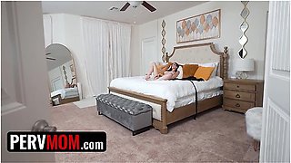 Austin Is Back Home From College For The Holidays, Excited To See Lilian, His Horny Stepmom, Again - Austin Pierce And Kelly Caprice