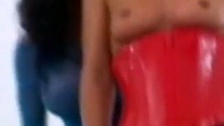 Big boobs black girl lesbian anal playing