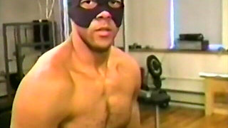 Masked Brunette Gets Her Hole Fucked All Over the Gym