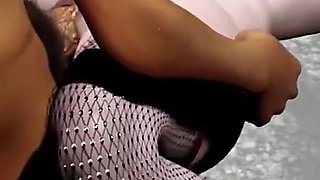 3D BBW Hot Asian MILF Cheating with Old Dick in the Bathroom
