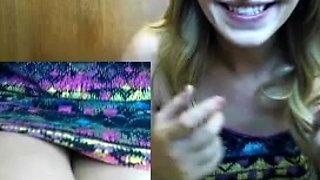 Hottest Amateur 19yo Blonde Teen going solo on Webcam