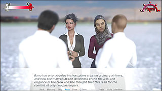 Life in the middle east #10 - Banu played with her self in bed