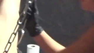 Ultra deep sling femdom fisting session 23