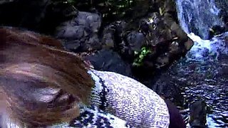 Brunette slut gives a great pov amateur blowjob