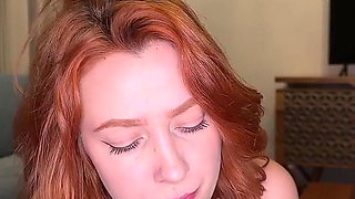 POV Style Blowjob! She Suck Me Till I Explode in Her Mouth! Huge Load