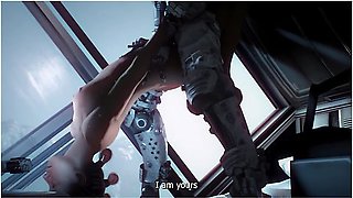 Car Toon - Android Series - Hard Dominator 3000 - Stretches Rays Pussy Until She Orgasms From His Pressure [eng Sub]