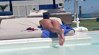 I Meet a Slutty Latina Tourist at the Pool. Sucked and Fucked by a Stranger in a Hotel at a Seaside Resort