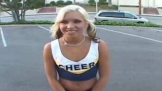 Naughty Cheerleader Kacey Jordan Banged part 1