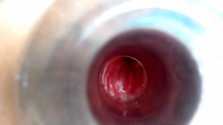 Ass gaping fetish ho toys her clit hard