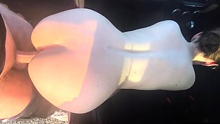 Brunette gives up the ass for her first hardcore scene