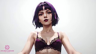 Girlfriend's cartoon fantasy with some cheating action