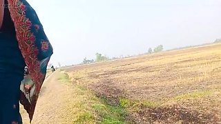 Desi Bhabhi RadhaDevi Pissing in Field Outdoor Hindi Webcam Masturbation