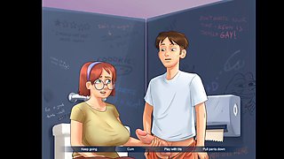 Sex cartoons, girls bathroom, masturbating pussy