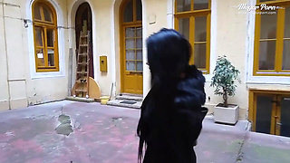 Skinny Russian slut gets fucked at casting