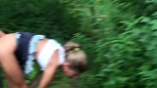 Skinny Young Babe In Public Sex Video