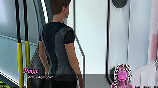 Stranded in Space - First Kiss with the Hot Ebony MILF