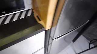 Belarusian Maid swallows cums after intense anal