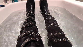 Wet Boot Fetish and Clothed Bath My Dirty Secret After a Bad Date