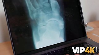 Vip4k. the fantastic bride, nata gold, seduced her medic right before her wedding