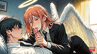 Chainsaw Man Yaoi Pic Collection - Angel Devil And Car Toon