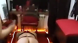 Mature Domme Fists Sub's Gaping Asshole Wide Open