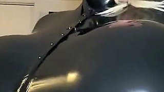 Pumping Tits Instead of Cock, I Like to Do Breast Expansion in Latex Outfits, It's so Hot Ahah Tonight I Did 2