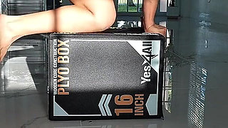 Curvy Latina Brandy Salazar Squirts Huge on Monster BBC Dildo