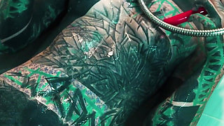 Solo Teen Masturbation Testing My New Shower Wand Toy