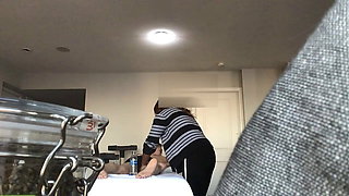 Legit Ebony RMT Give In To Huge Asian Cock 3rd Appointment Pt 1