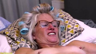 68 Year Old Granny Squirts Hard While Getting Roughly Fisted By Big Black Cock
