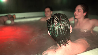 Jacuzzi Orgy! Hot Foursome with Yael Stc, Keila Bassi, and El Nono - Knock Knock Club