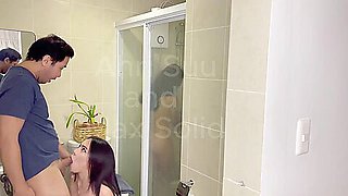 Kinantot Ang Kapatid Habang Naliligo Si Step Sister Risky Bathroom Sex