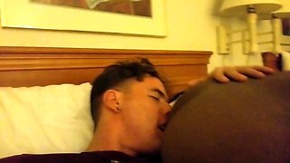 Black and ebony girlfriends get 2 white dicks