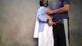 Desi School Girl Fuck with Boyfriend - Rough Anal & Doggy Style Sex in Hotel