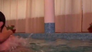 Blond girl hard anal German